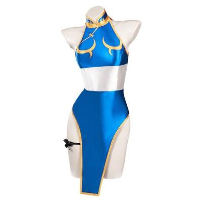 ❅☇❁ Street Fighter(SF) Chun-Li Sexy Swimsuit Cosplay Costume Dress Swimwear Outfits Halloween Carnival Suit