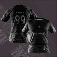 KENZ AW03 - JERSEY BLACK GREY ABSTRACT SPORTWEAR EXCLUSIVE