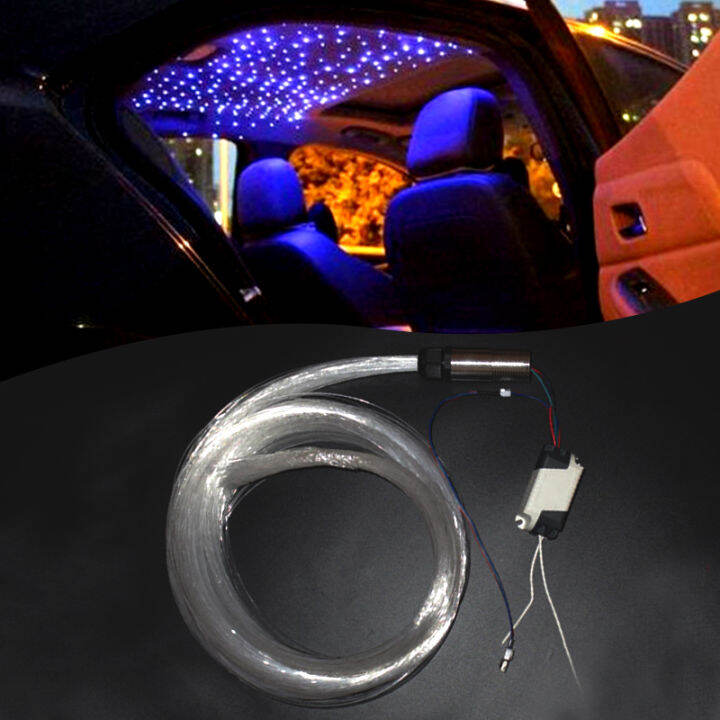 Car V X Rgb Led Fiber Optic Star Ceiling Light Kit Twinkle Remote