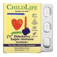 ?exp. 01/2023?Childlife Elderberry Immune SoftMelts 27 SoftMelts นิ่มๆ ทานง่าย รสชาติ เปรี้ยวหวาน