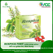 Viên ho dầu RESPICA FORT - hộp 100 VIÊN - Hỗ trợ giảm ho và đau họng