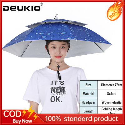 DEUKIO ร่มกันแดด มหมวก หมวกร่ม ขนาด69cm 77cm ทนป้องกัน UV หมวกร่ม หมวกร่มกันแดด หมวกร่ม กันยูวี พับเก็บได้ พับหมวกร่มครีมกันแดดลมหลักฐานหัวติดตั้งร่มตกปลาก ร่มกันแดด ร่มกันยูวี ร่มแฟชั่น Umbrella สีสันสดใส วัสดุแข็งแรง