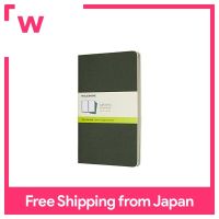 Moleskine สมุดโน๊ต Cahier สีเขียวเมอร์เทิลขนาดใหญ่สีเขียว CH018K15