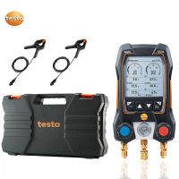 ท่อดิจิตอลอัจฉริยะ Testo 550S พร้อมบลูทูธและบล็อกวาล์ว2ทางพร้อมตัวหนีบสายเคเบิ้ลคงที่หัววัดอุณหภูมิ5501 0564รับประกัน Ymzn20