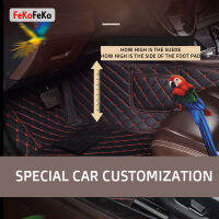 FeKoFeKo Custom Car Floor Mats For JAC S2 S3 S4 S5 S7 T6 T8 IEV7S IEV5 IEV7 IEV6 V7 A5 X7 X4 Auto Accessories Foot Car