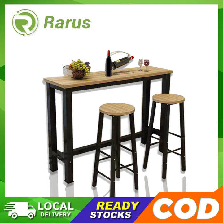 Rarus Minimalist Bar Table Home Dining Table Convenient Multi Functional Long Bar Tables Lazada PH