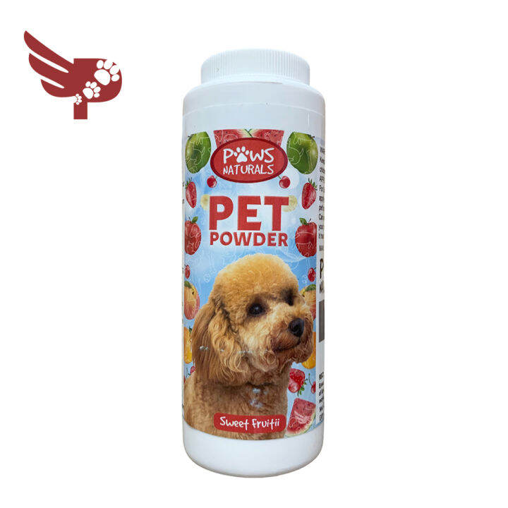 Paws Naturals Powder 100g Sweet Fruitii Scent Pet Powder