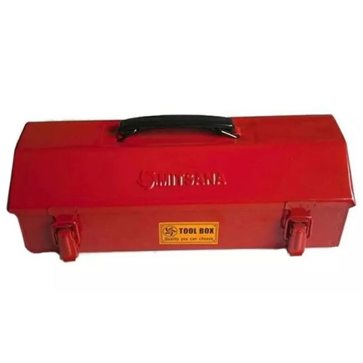 tool-box-กล่องเครื่องมือ-14-นิ้ว-01-ตรา-mitsana-กล่องใส่เครื่องมือ-กล่องเก็บของ-กล่องหล็ก-กล่องเหล็กเล็ก-กล่องเหล็กใส่เครื่องมือ-165mmx355mmx120mm