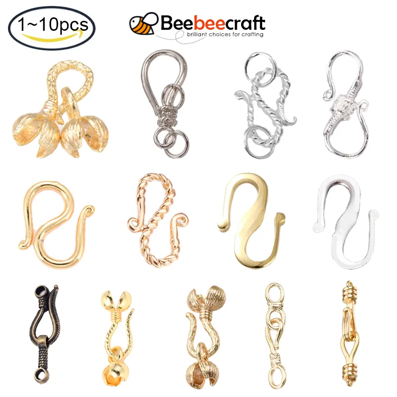 10 pcs S hook lock for DIY necklace/bracelet