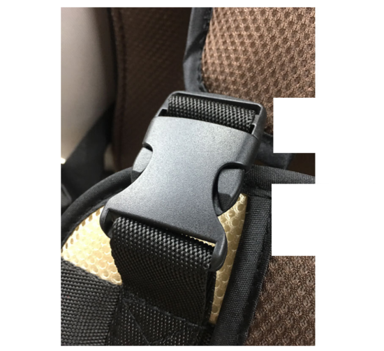 Ghế ngồi an toàn trên ô tô cho bé - chất liệu polyester thoáng khí - ảnh sản phẩm 4