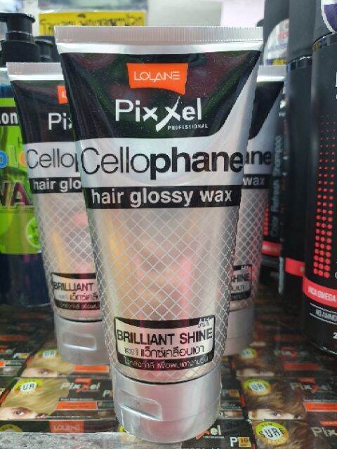 lolane-pixxel-cellophane-glossy-wax-h1-แว๊กซ์เคลือบเงาผม-โลแลน-150-g