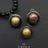 Leila Amulets ราหูกินทอง คนองเมือง ห่วงห้อย (พร้อมกำไลหินฟรีตามรูป)