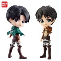 15Cm อะนิเมะโจมตีผ่าพิภพไททัน Q Poket ซีรีส์ของเล่นการ์ตูน Levi กัปตัน PVC โมเดลยืนกระทำของขวัญวันเกิดเด็ก