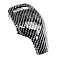 Carbon Fiber Car Central Control Gear Shift Head Knob Decorative Cover Trim Sticker Accessories for MG 6 MG6 2020 2021