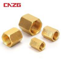 Brass Pipe Fitting Copper Hose Hex Coupling Coupler Fast Connetor Female Thread 1/8 1/4 3/8 1/2 3/4 BSP For Water Fuel Gas