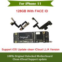 11 128G กับ Face ID 11 128G มาเธอร์บอร์ดเดิมที่มี Face ID สำหรับ11มาเธอร์บอร์ดที่มี Face ID สำหรับ11 Pro Logic บอร์ดที่ปลดล็อคเมนบอร์ด Icloud