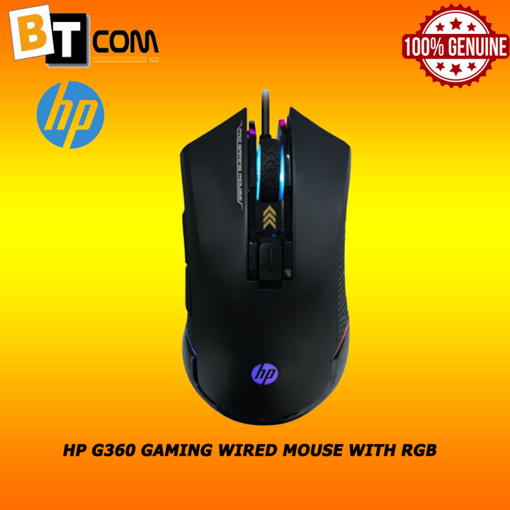 HP G360 Gaming Wired Mouse with RGB Lazada
