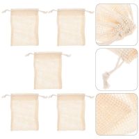 【cw】 5Pcs Cottton and Bathing Foaming Net Storage Color ！