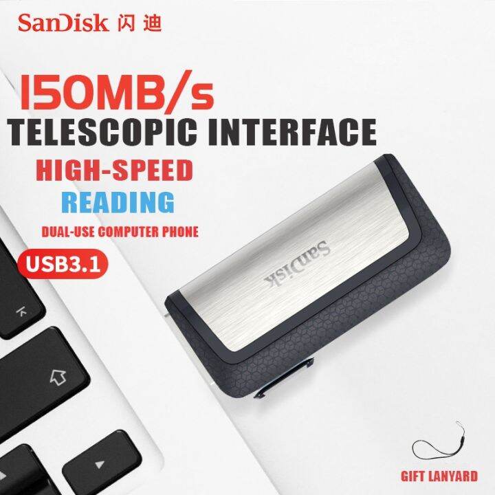 sandisk-sdddc2-usb-flash-drive-pen-drive-disk-usb-128gb-memory-stick-type-c-otg-usb-3-1-32gb-64gb-high-quality-usb-stick