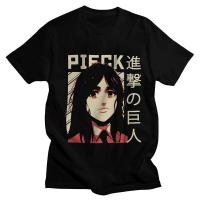 Attack On Titan T Shirt Men Anime Manga Aot Pieck Tshirt Printed Tee Soft Cotton