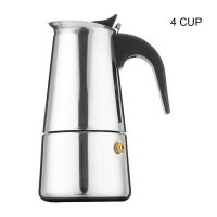 46Cup Coffee Maker Pot Espresso Latte Percolator Electric Stove Home Office Kit