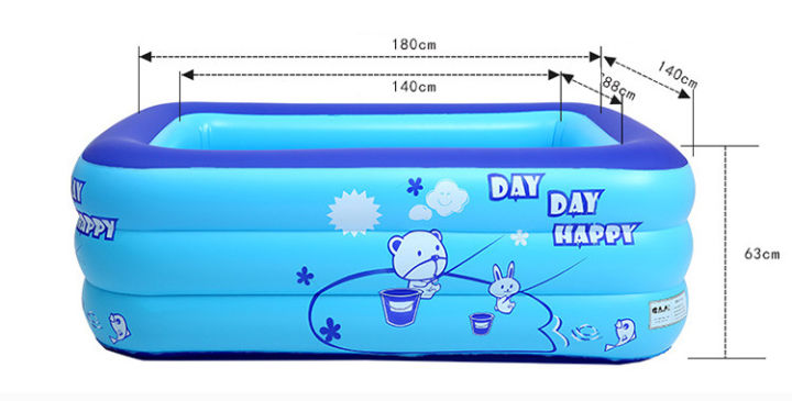 พร้อมส่ง-ฟรีเครื่องเป่าลมไฟฟ้า-สระว่ายน้ำเป่าลม-สระว่ายน้ำเป่าลม-ใหญ่สุด-สระน้ำ3ชั้น-สระน้ำ-สระว่ายน้ำเด็ก-สระน้ำ-สระน้ำเด็ก-children-pool