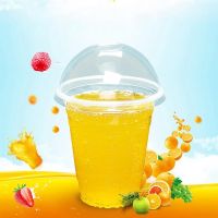【CW】▧☎☾  Cups Disposable With Cup Lid Lids Plastic Dessert Fruit Cold Drinking Parfait Drink Pudding Cocktail