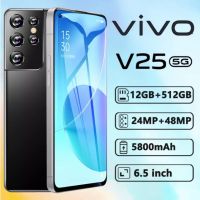 【รับประกัน 1 ปี】โทรศัพท์ ของแท้ VlV0 V25  5G โทรศัพท์มือถือ รองรับ2ซิม Smartphone 4G/5G โทรศัพท์สมา แรม16GB รอม512GB โทรศัพท์ถูกๆ มือถือ Mobile phone โทรศัพท์