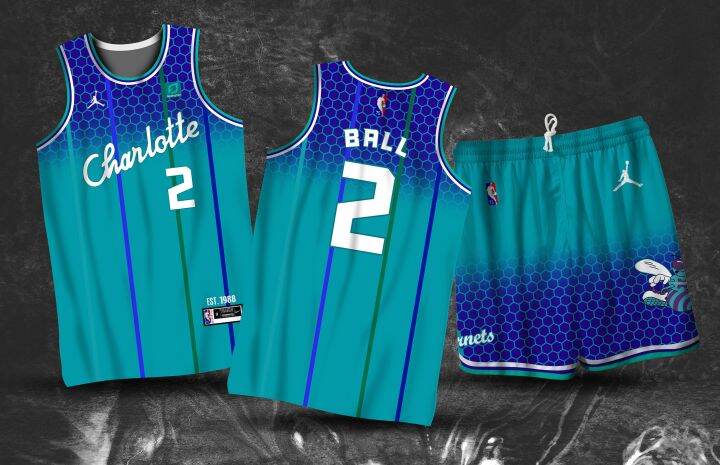 Charlotte Hornets LaMelo Ball #2 2021-22 City Edition Jersey | Full ...