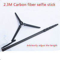 Insta360 One X2R Adjustable Extra Long Carbon Fiber Stealth Selfie Stick Tripod for GoproInsta360 Action Camera Accessories