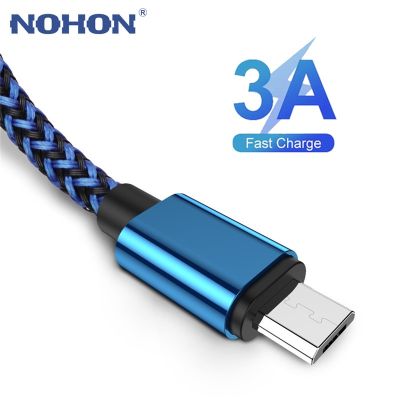 1m 2m 3m Micro USB Cable Fast Charging 3A Microusb Cord For Samsung S7 Xiaomi Redmi Note 5 Pro Android Phone Data Charger Cable Cables  Converters