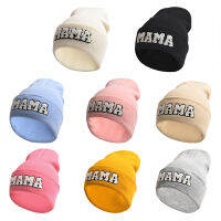 ใหม่ในช่วงฤดูหนาวแม่จดหมายมินิขนสัตว์อะคริลิถักหมวกผู้หญิงสีทึบ S Kullies Beanies ฮิปฮอปกลางแจ้งที่อบอุ่นสำหรับสาวสกีหมวก