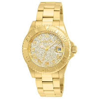 Invicta Womens Angel Stainless Steel Swiss-Quartz Watch with Stainless-Steel Strap Gold