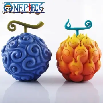 One Piece Devil Fruit GK Model Yami Yami no Mi Dolls Ace Flame-Flame  Collection Luffy Gum-Gum Fruit Luminous Decor Ornament Toys