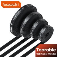 Toocki Tearable USB Cable Winder Cable Organizer Ties Holder for Accessories Tape Protector for iPhone Mouse Cable Management Cable Management