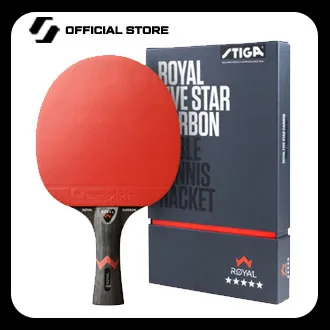 STIGA Royal 5 Star Carbon Table Tennis Bat / Hobby Bat / Paddle / Table  Tennis Accessories | Lazada PH