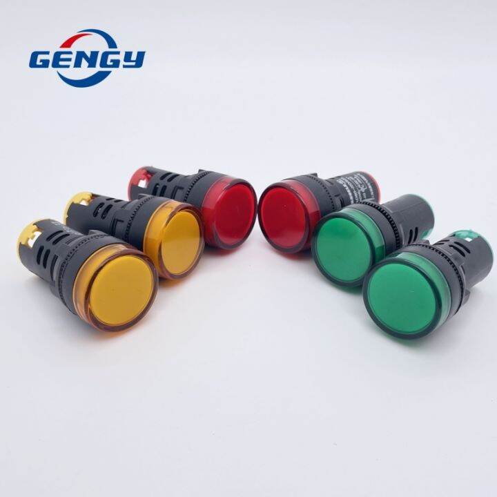 5 LED Indicator AD16-22D/S - 22 Mm, 24V CC, Verde - Per Quadri Elettrici - Foto 5
