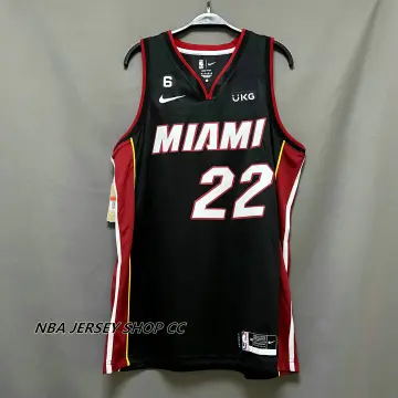 Black NBA Miami Heat Baseball Jersey