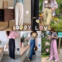 chuuchop_พร้อมส่ง(C7786)✨??Poppy love pants กางเกงขายาวทรงสวย แต่งสายเข็มขัด มี5สี