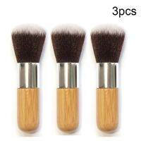 【CW】 3Pcs Car Soft Carbonized Bamboo Flat Brushes For Different Types Of Interior And Exterior Cleaning Detail Tools Auto Accessories