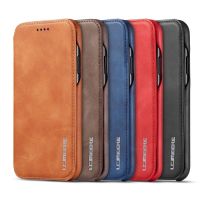 ▧ Slim Flip Leather Case for iPhone 6 6s 7 8 Plus X XR XS 11 12 Pro Max 13 Mini SE 2020 Ultra Thin Classic Coque Mobile Phone Bag