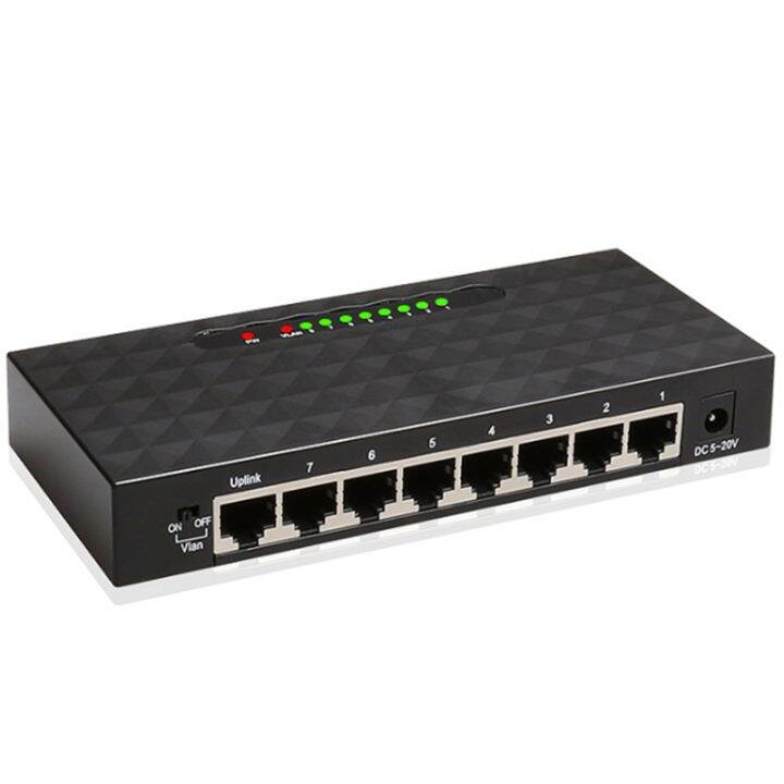 8 Port Gigabit Network Switch 1000Mbps Gigabit Network Switch Lan Hub Smart