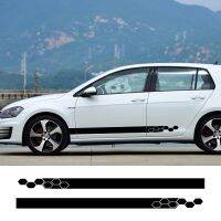 【CC】 Car Stickers Door Side Skirt 4 5 6 7 MK3 MK4 MK5 MK6 Polo Vinyl Wrap Racing Decals Accessories