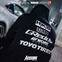 ◇ ATTITUDE Merchandise Mall Japan เสื้อกันหนาว มีฮู้ด สไตล์รถยนต์ ENDLESS