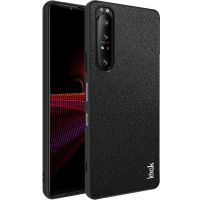 สำหรับ Sony Xperia 1 III Imak ซีรีส์ LX-5 PC + เคสพร้อมฟิล์มป้องกันหน้าจอ TPU (พื้นผิวไขว้)