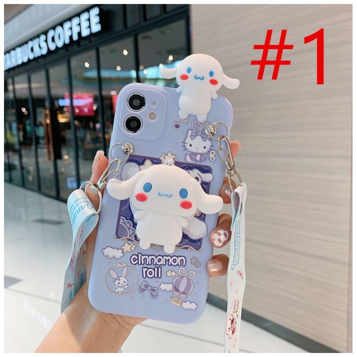 น่ารัก-cinnamoroll-สุนัขเชือกสาวกระจกโทรศัพท์สำหรับ-huawei-nova-y70-y90-10-9se-8-7i-3-4-5t-p50-p40-p30-lite-y6-2019-y70-y7a-y9ฝาครอบด้านหลัง