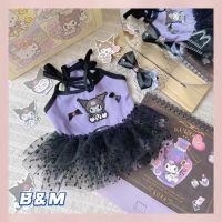 Mesh Tutu Skirt Dog Clothes Black Purple Slip Dress Small Dogs Clothing Cat Summer Thin Korean Fashion Kawaii Party Pet Products Dresses