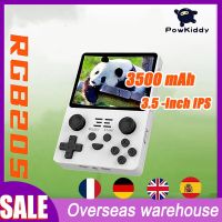 POWKIDDY New RGB20S Handheld Game Dual Card Console Retro Open Source System RK3326 3.5-Inch 4:3 IPS Screen Built-in 20000 Games