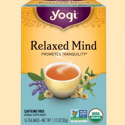 Premium for U📌ชา YOGI TEA STRESS&amp;RELIEF TEA BOX ชาสมุนไพรออแกนิค Bed time หลับสบาย นำเข้าจากอเมริกา📌 Relaxed Mind