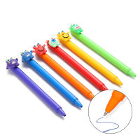 6pcslot Animals Erasable Gel Pen 0.5mm Erasable Pen Refills Rods Washable Handle School Office Supplies Stationery 040371